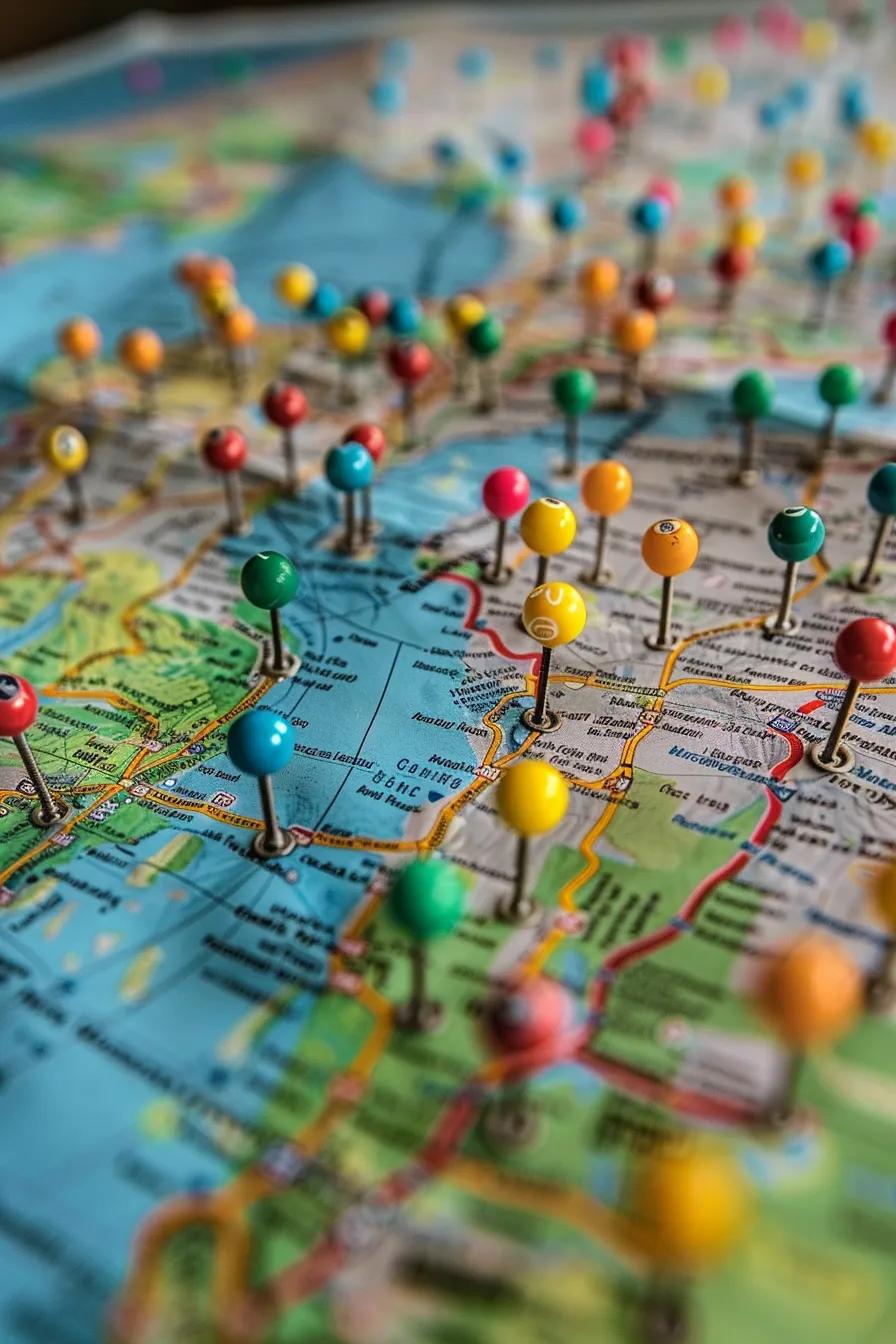 Map interface showing various locations of driving schools across New York State, with pins indicating certified providers.