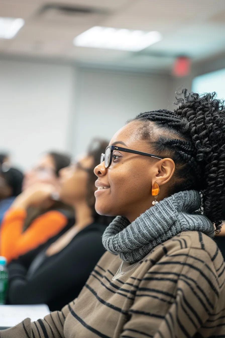 New drivers actively participating in a 5-Hour Pre-Licensing Course, emphasizing learning and community within a classroom setting