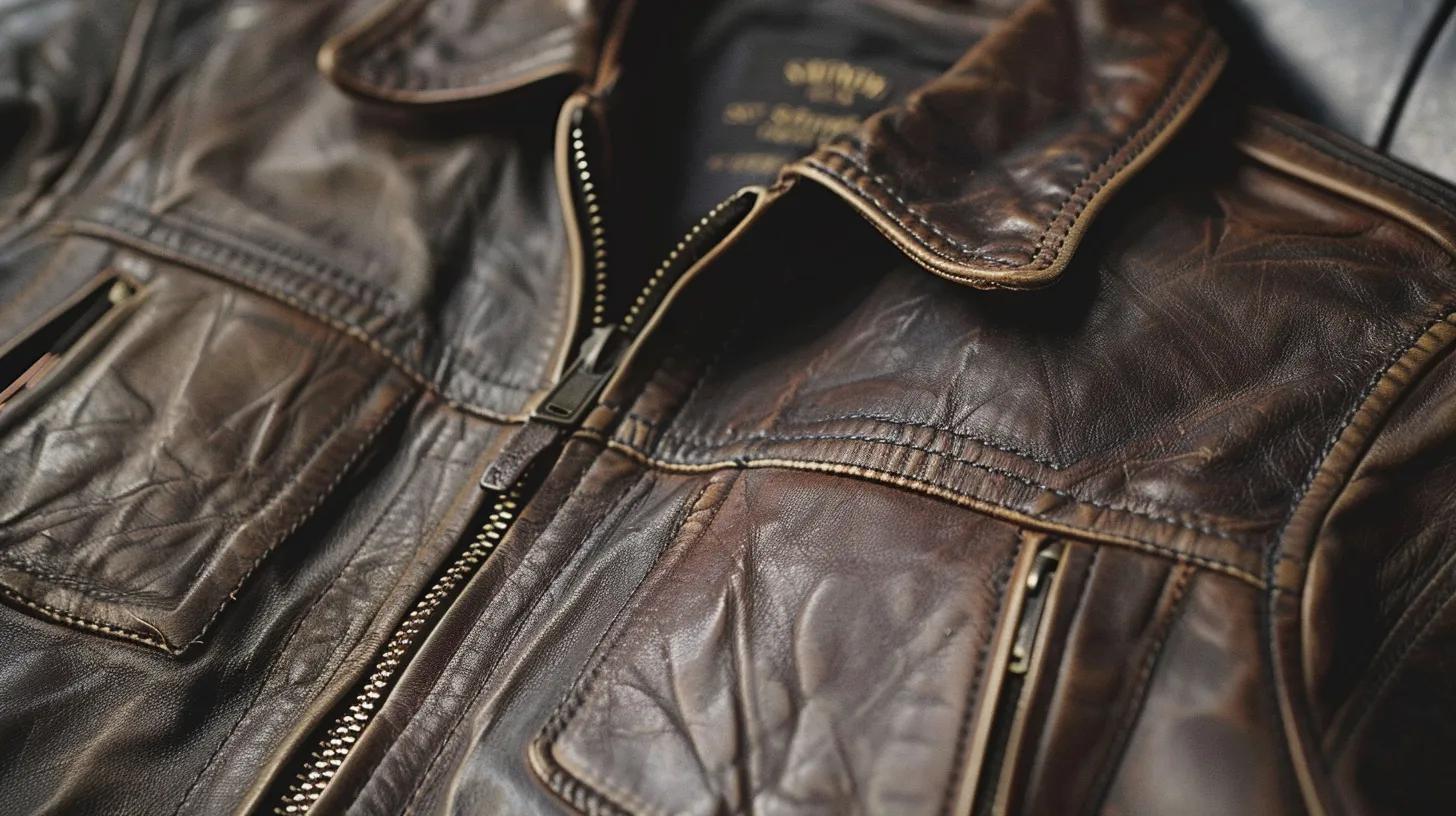 leather bomber jacket made in usa