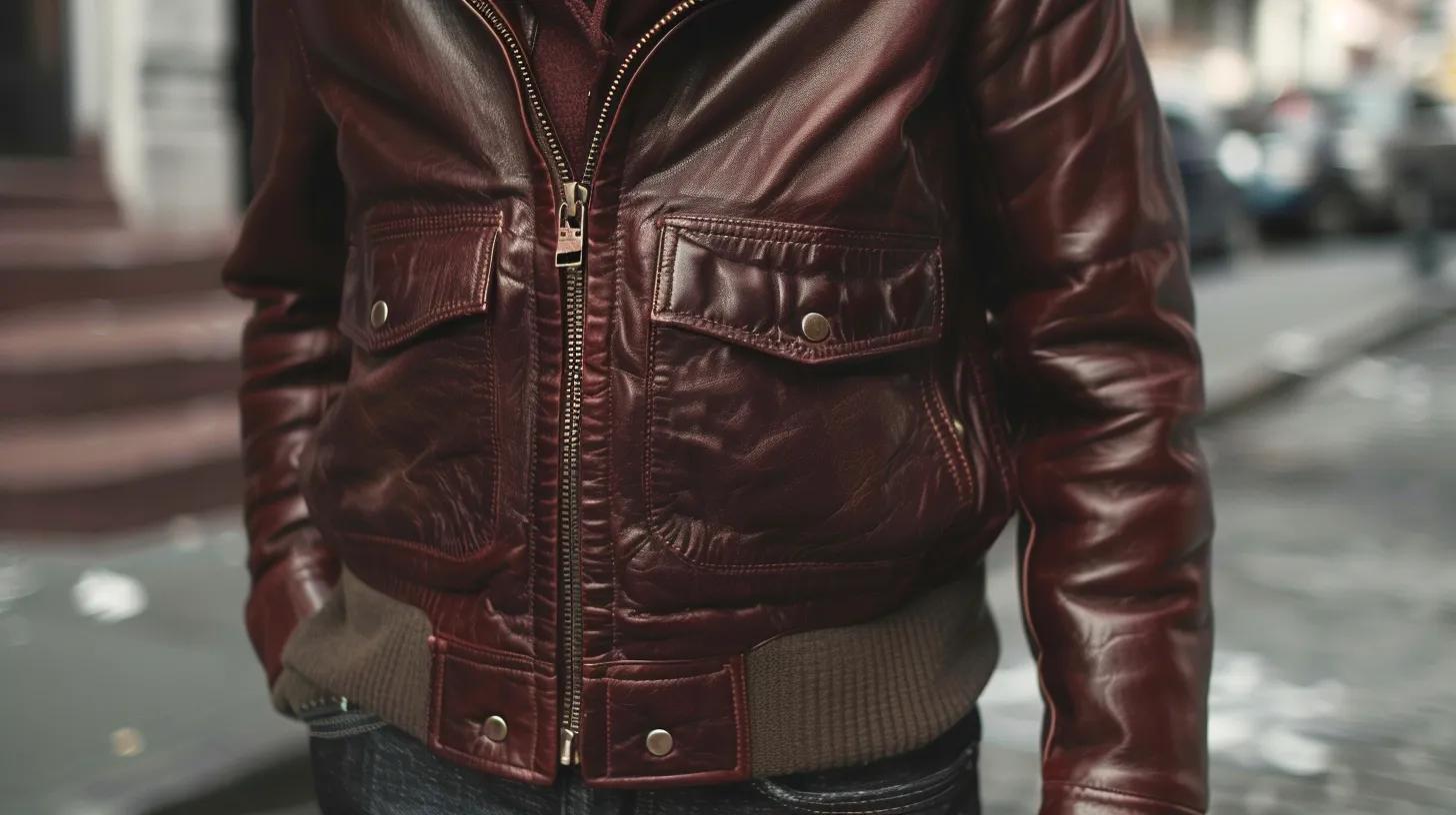 leather bomber jacket made in usa