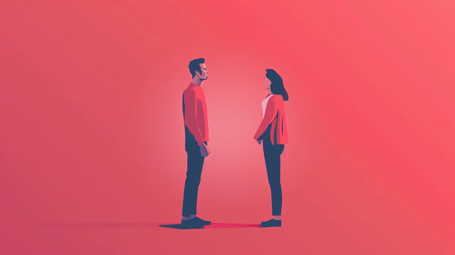 a graphical representation of someone apologizing effectively