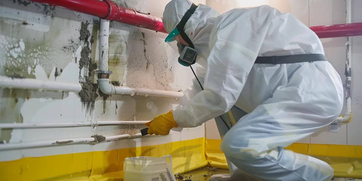 Mold remediation process view