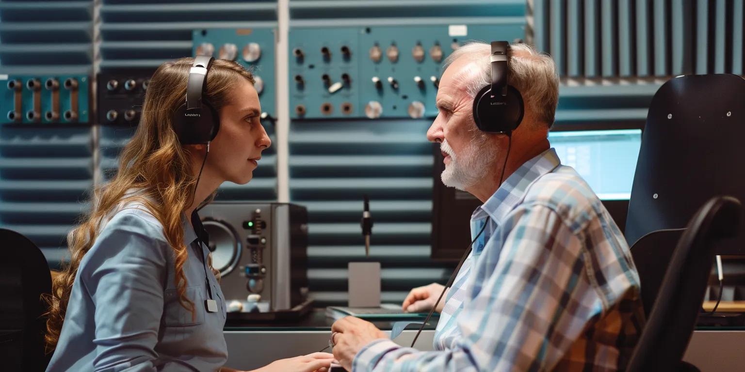 Two people smiling and talking - improved hearing connecting family