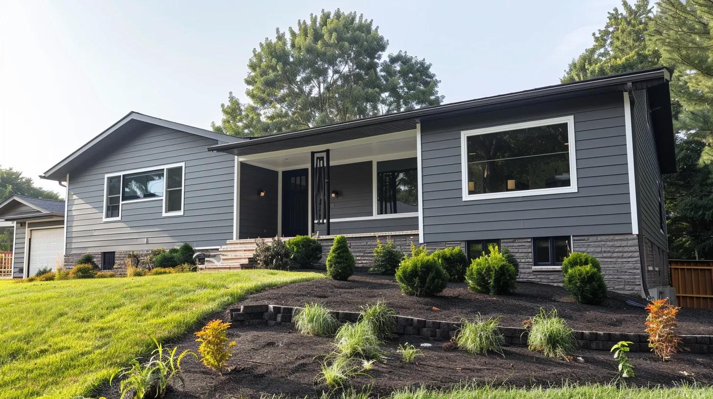 Modern home in Manassas, VA with freshly installed vinyl siding, showcasing durability, energy efficiency, and curb appeal.