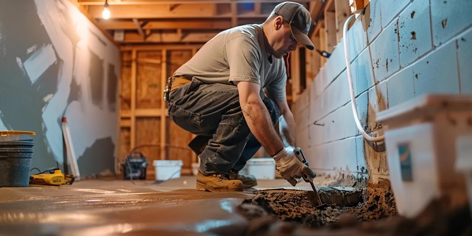 Foundation crack repair in Cranford NJ