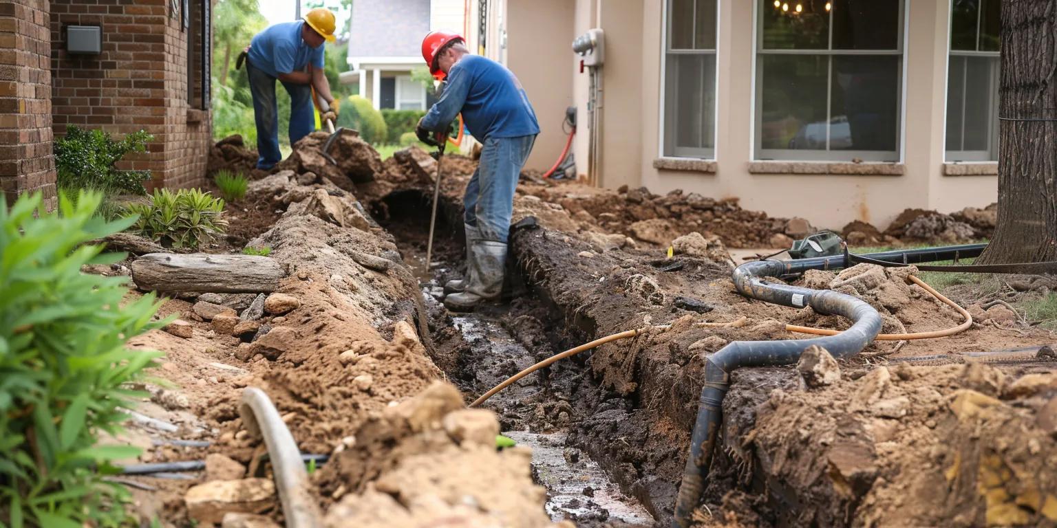 French drain installation Cranford NJ