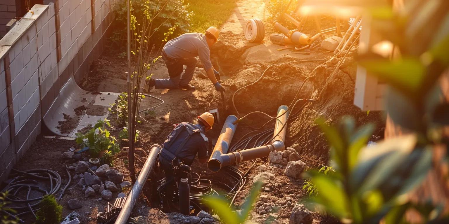 Drainage system installation service image