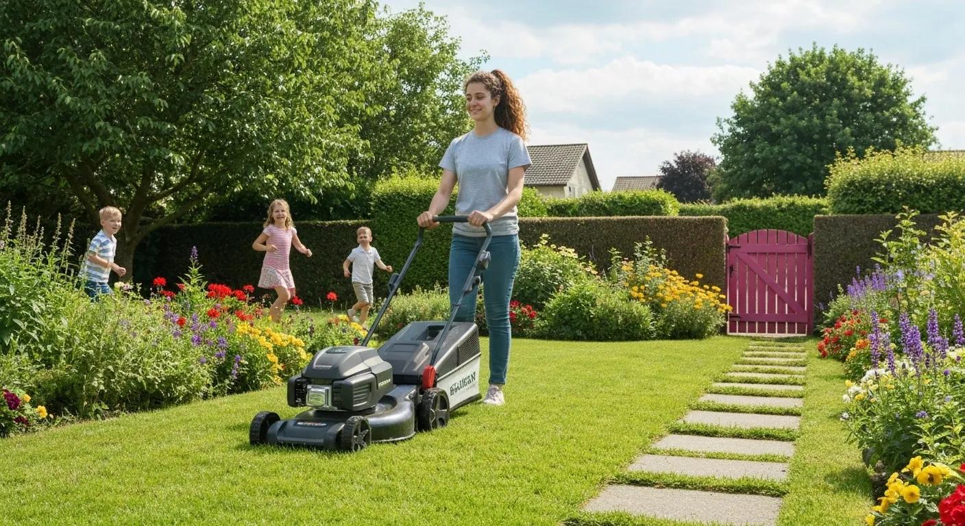 Lawn mowing service image