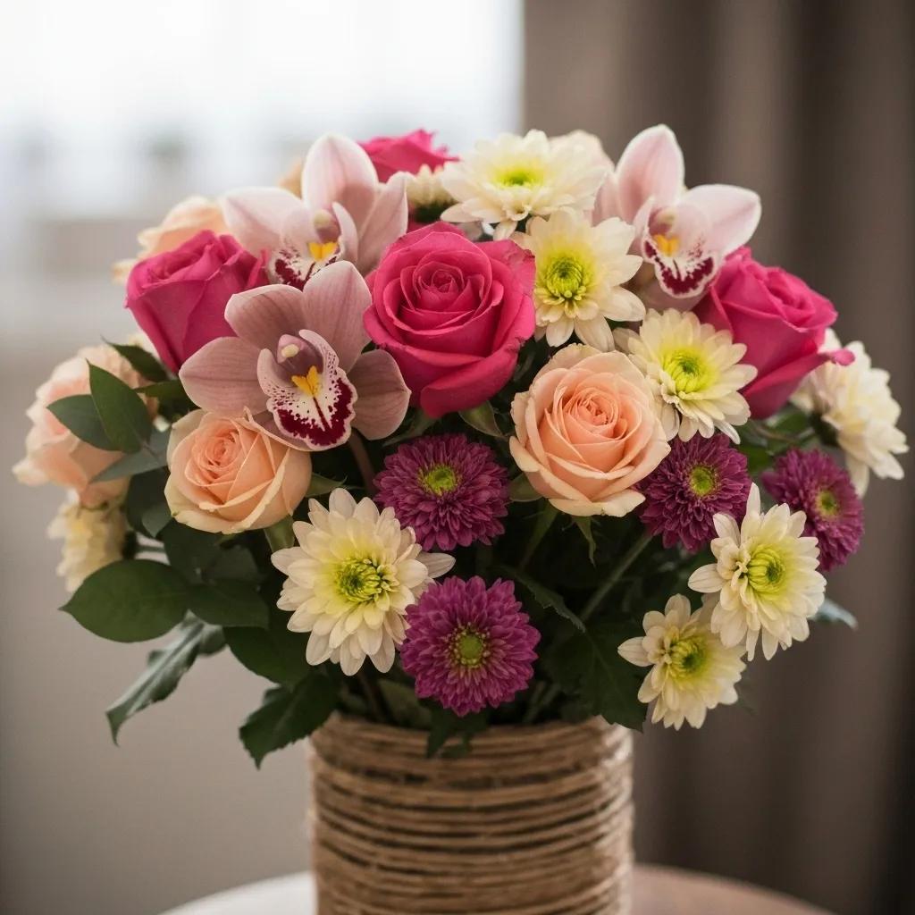 Variety of flowers suitable for same-day delivery showcasing freshness and beauty