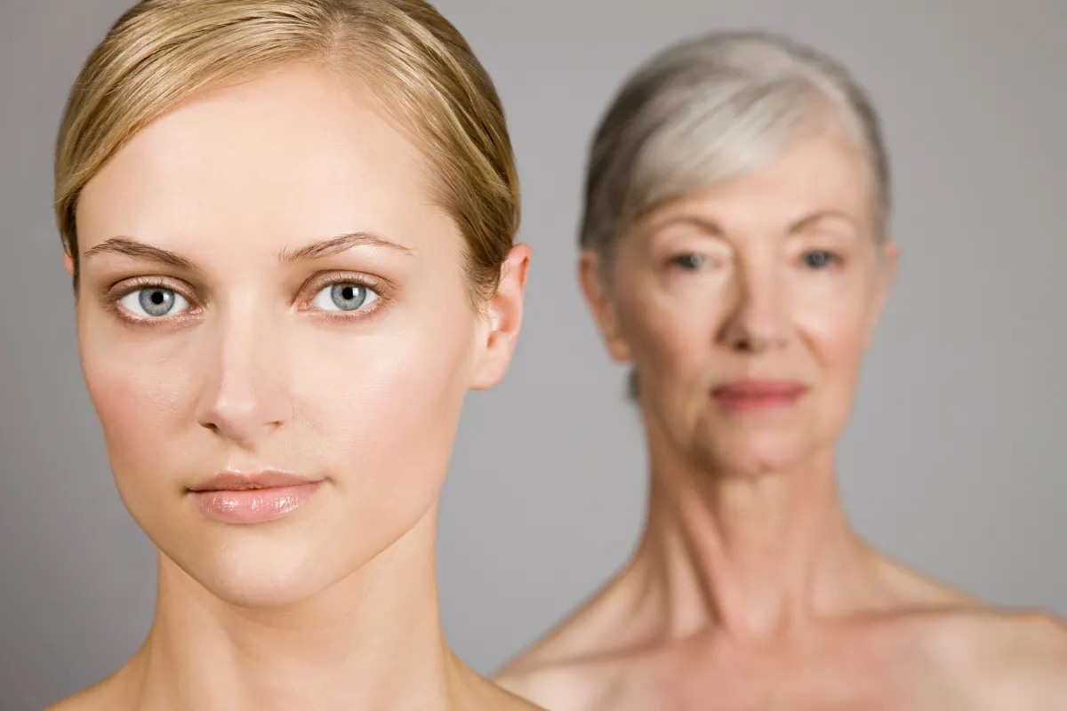 Close-up portrait of a woman with radiant, clear, and glowing skin, demonstrating the effects of effective Tallow Skincare.