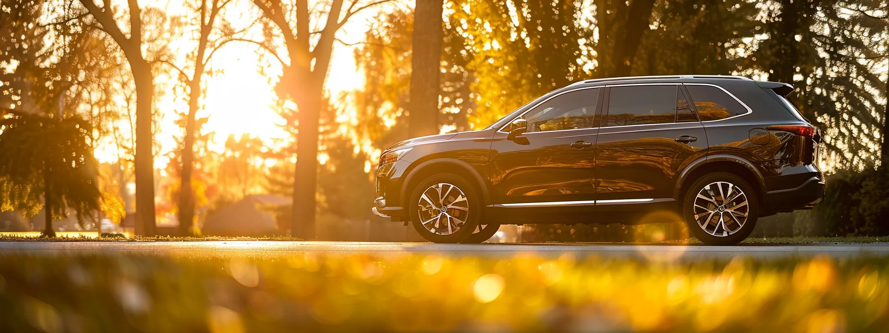 a sleek, certified pre-owned suv gleaming under the bright indianapolis sun, showcasing its meticulous certification process, manufacturer warranties, and key benefits.