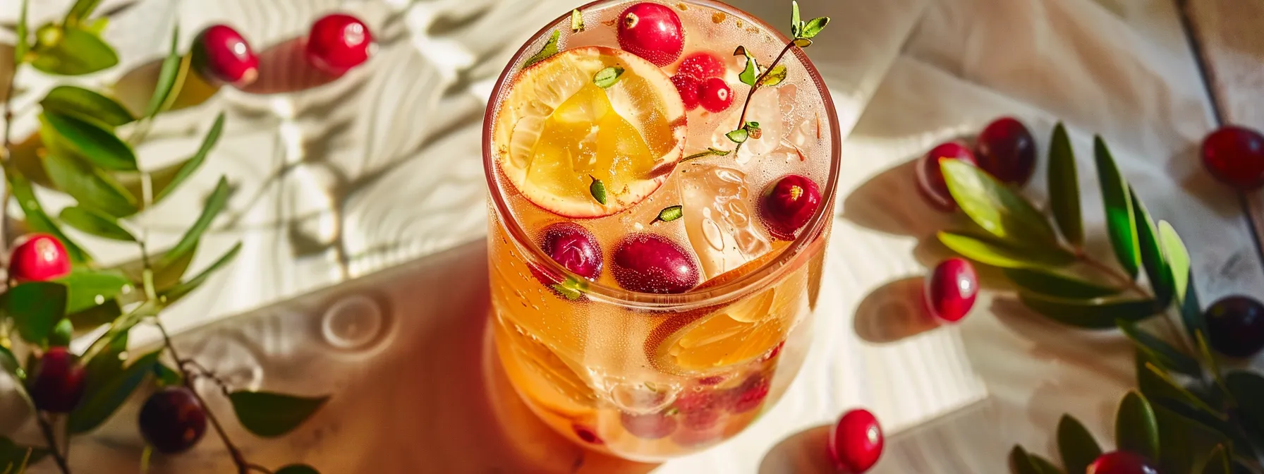 enjoying a refreshing sip of cranberry synergy kombucha, soaking in the natural and nutritious flavors.