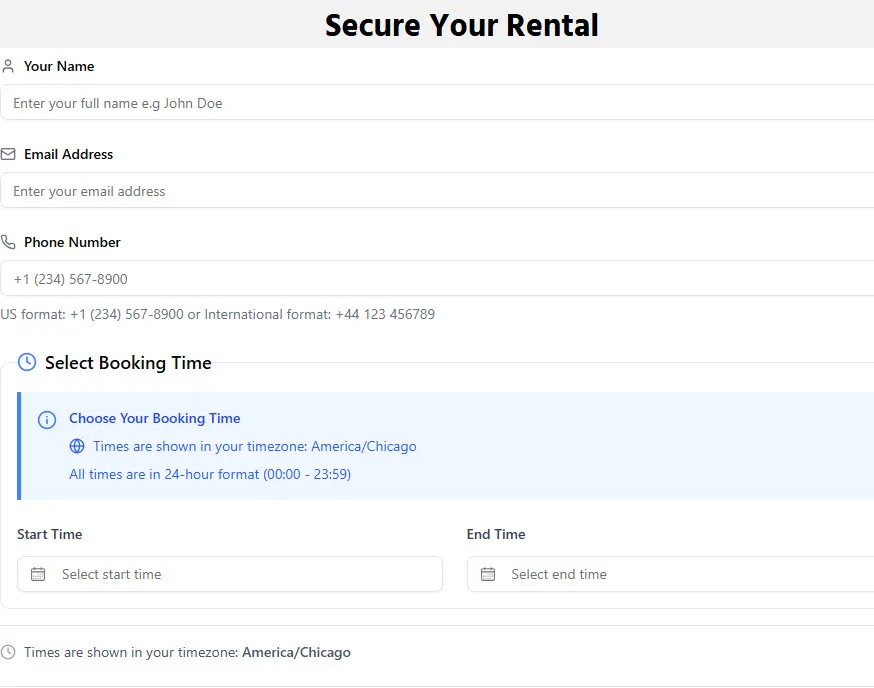 Secure Your Rental