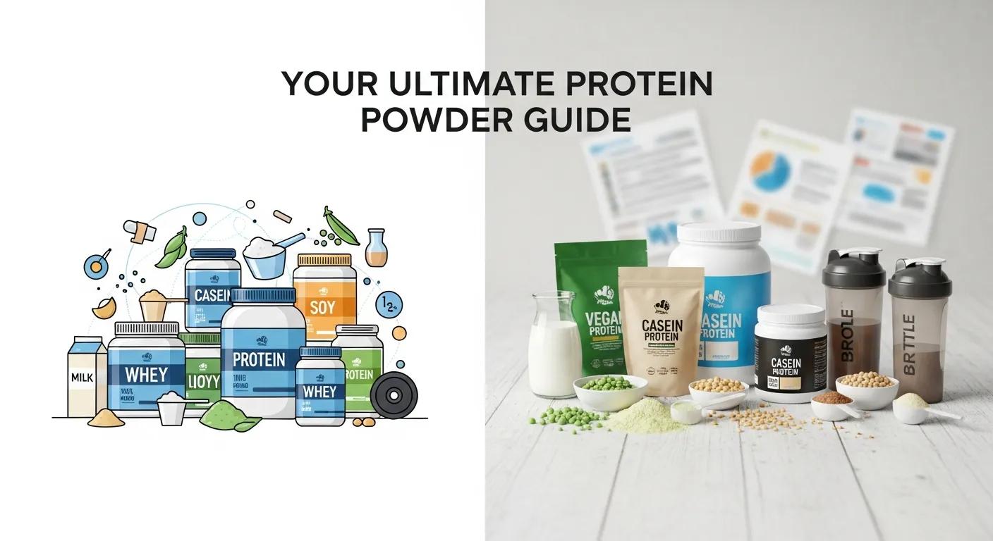 Guide cover: scoop of protein powder