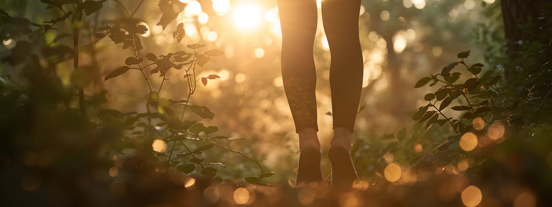 a person stretching in a peaceful, natural setting, connecting mind and body in harmony.