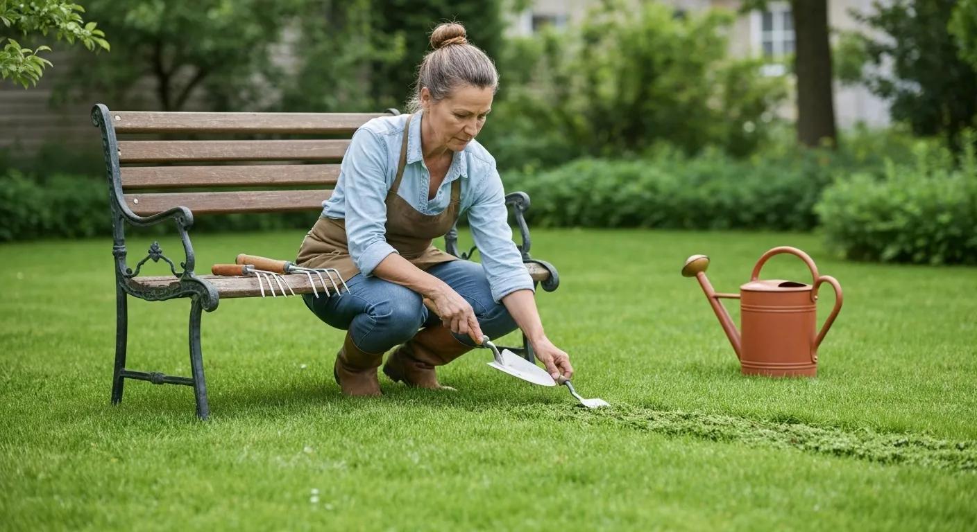 Image showcasing professional lawn care service