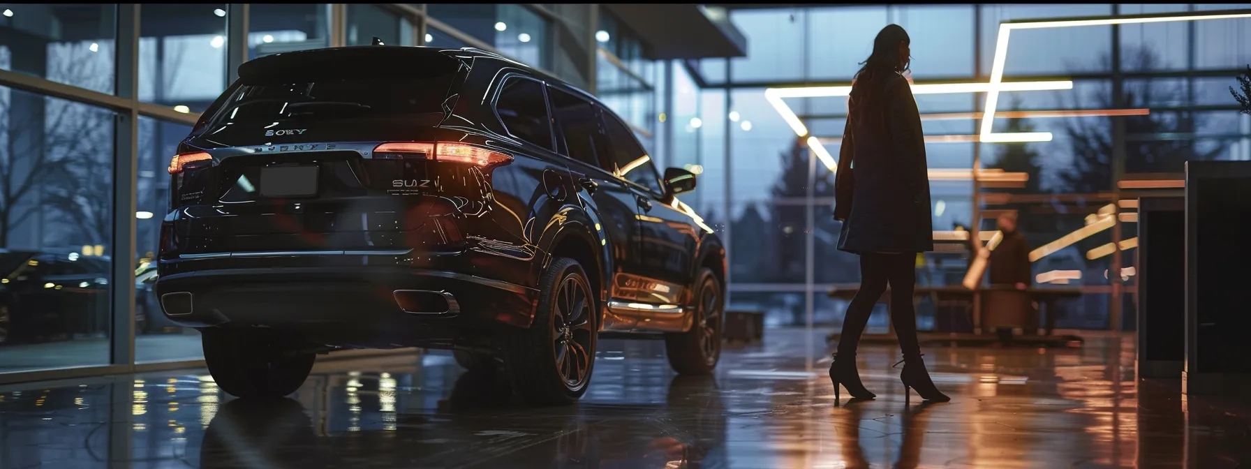 a person confidently finalizing a purchase of a certified pre-owned suv at a reputable dealership in indianapolis.