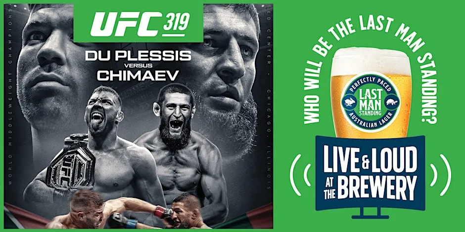 UFC 319: Du Plessis v Chimaev – Beers & Bites at Last Man Standing