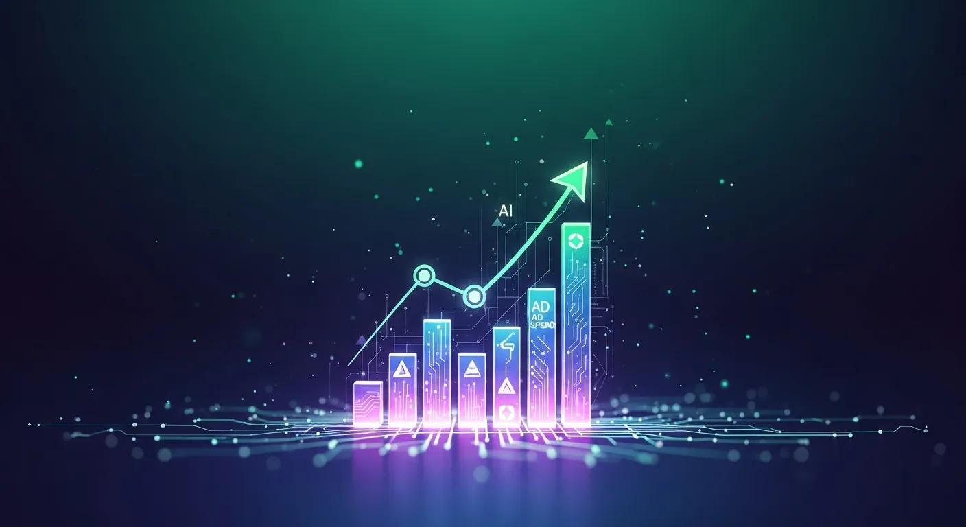 Illustration: boosting ad spend with AI