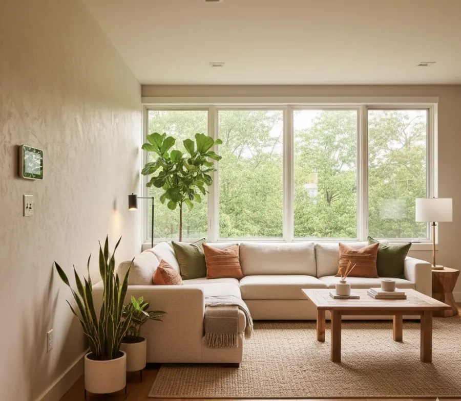 New high-efficiency HVAC system and upgraded home insulation designed to lower energy bills and improve home value in Virginia New high-efficiency HVAC system and upgraded home insulation designed to lower energy bills and improve home value in Virginia