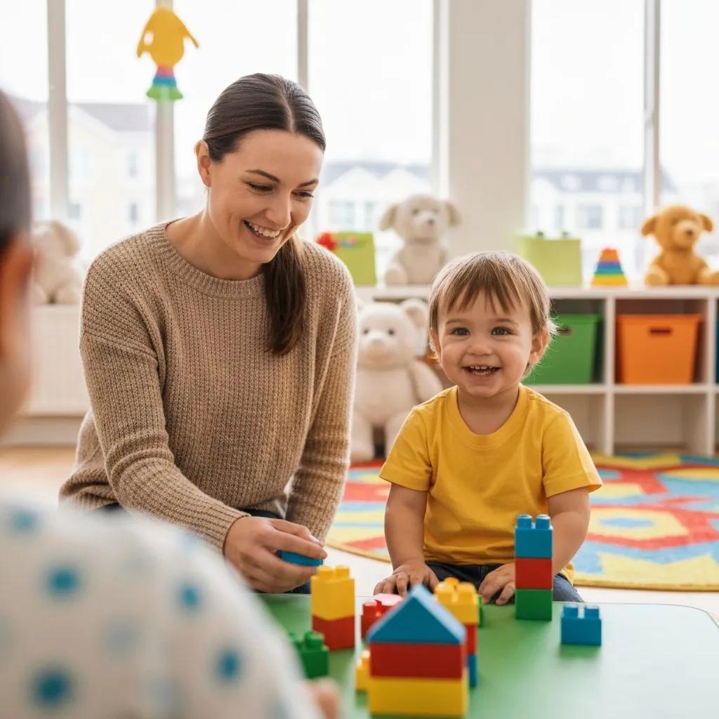 Child engaging in early intervention ABA therapy with a therapist, highlighting the benefits of structured learning and play