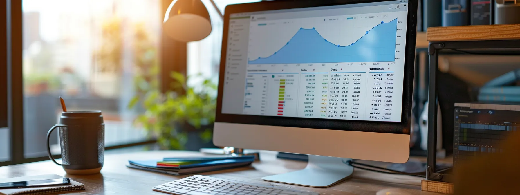 a computer screen displaying a detailed link profile analysis using semrush, showcasing a strategic approach to building authority and trust through high-quality backlinks.