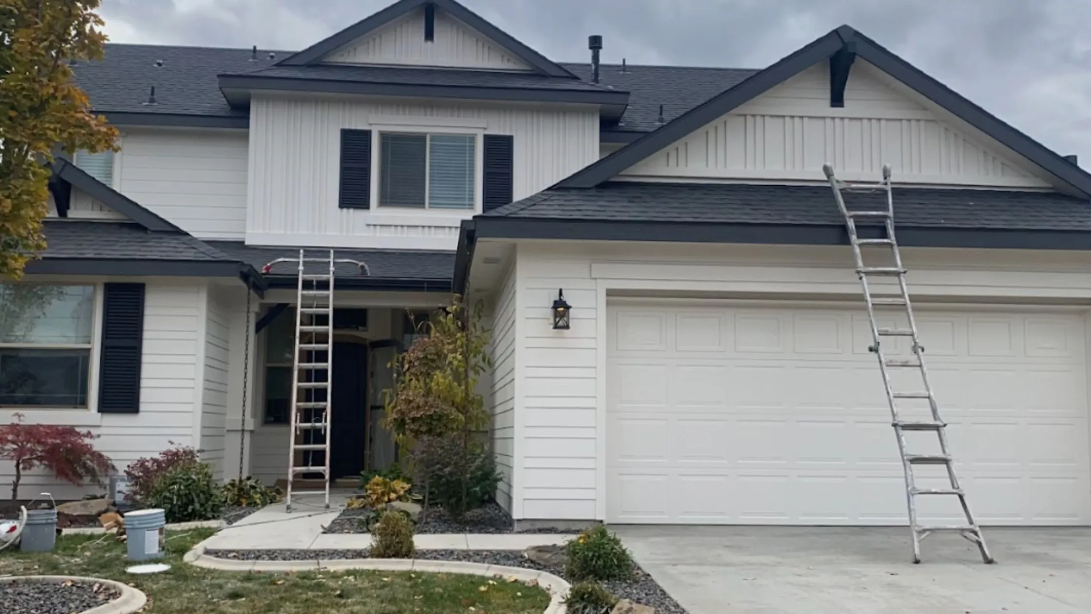 new siding painted in boise