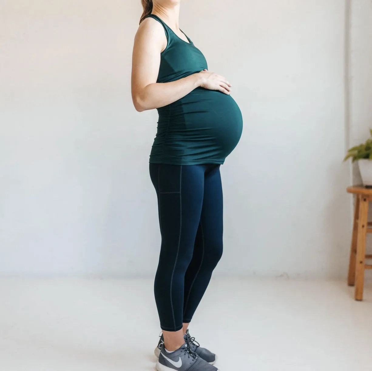 Lux Mamacita Maternity Capris - Navy - XS & S ONLY - FINAL SALE