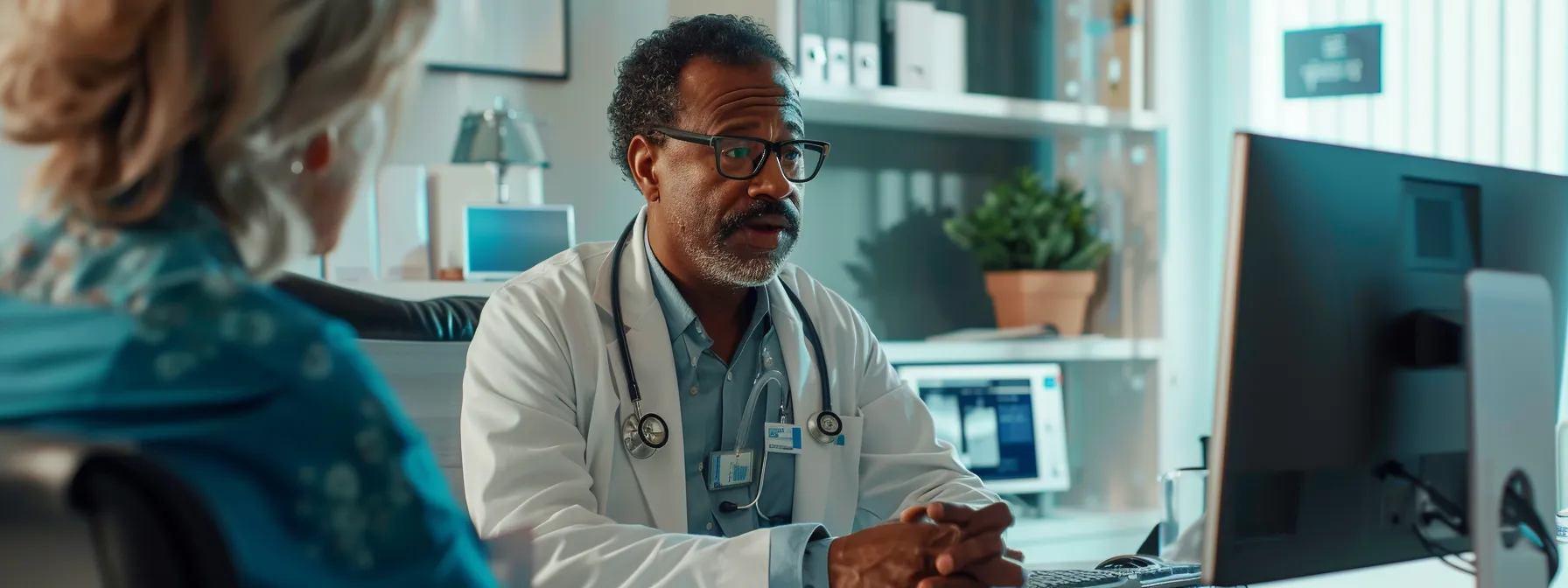 a doctor engaging with a patient through a video call, discussing medical guidance and building a stronger relationship.