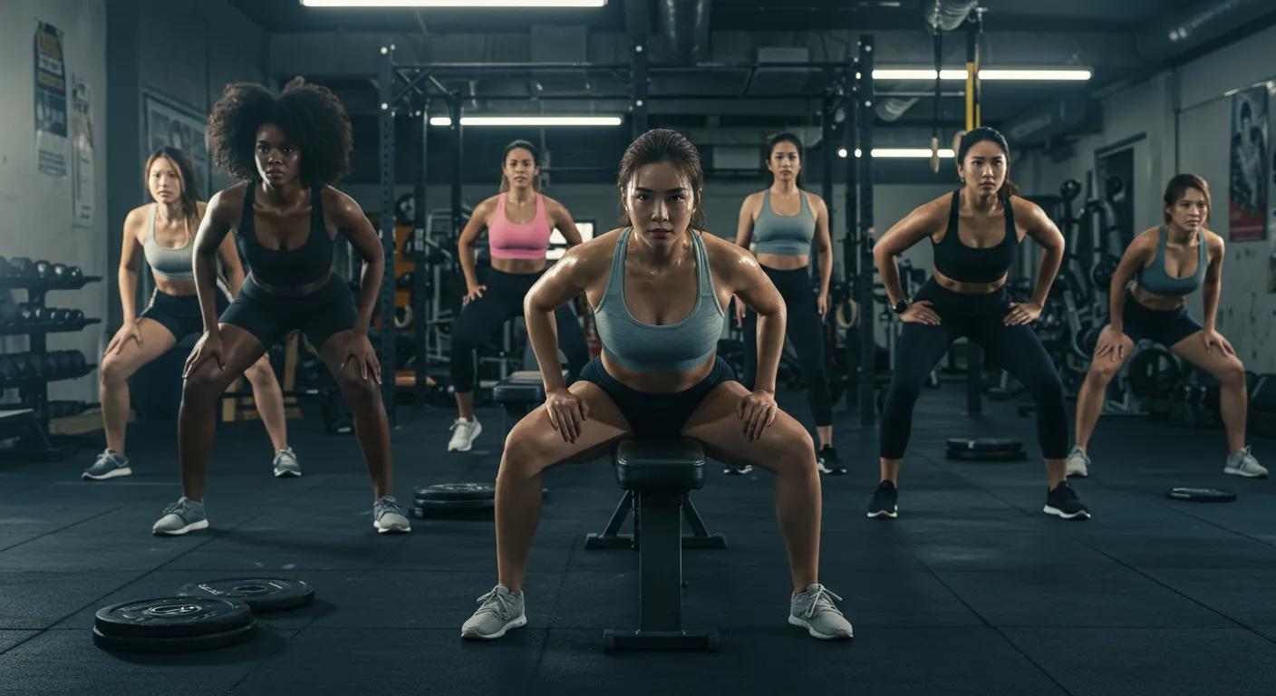 Empowered women engaging in strength training, representing the benefits of Ibutamoren for female fitness