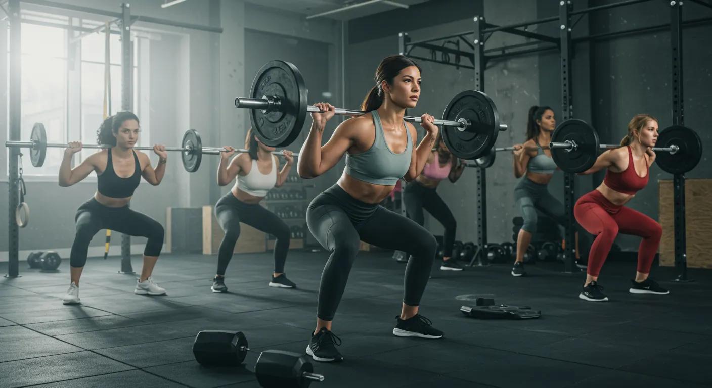 Empowered women engaging in strength training, representing the benefits of Ibutamoren for female fitness