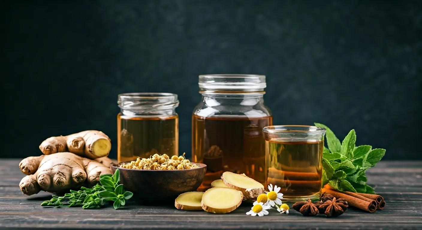 Selection of herbal teas for alleviating menstrual cramps