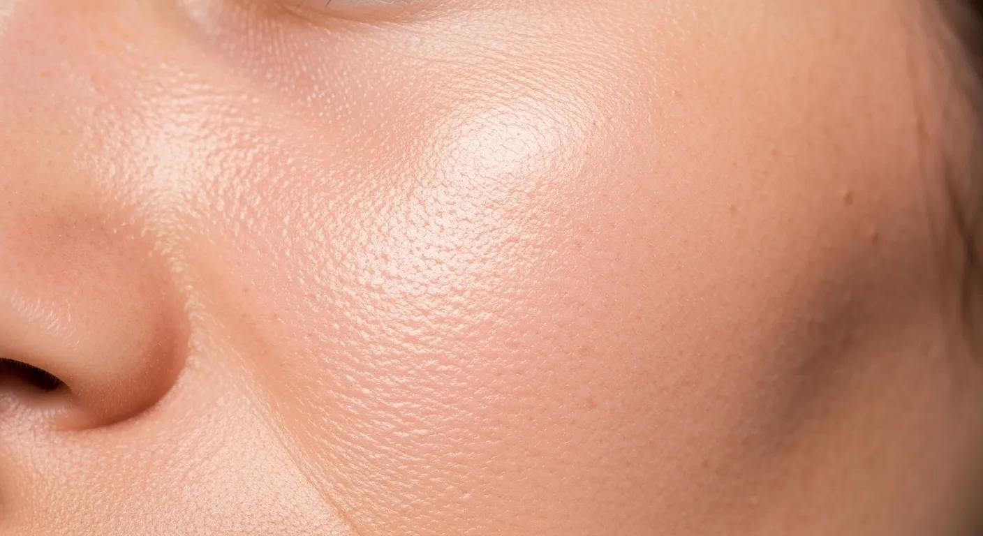 Close-up of radiant skin texture highlighting the benefits of microdermabrasion