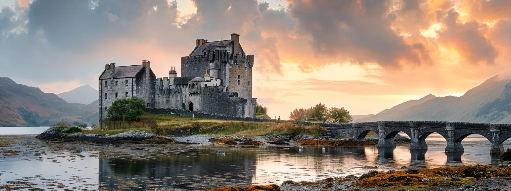 a majestic and dominant castle rising above the competition in a vast digital landscape, symbolizing a brand's sustainable online authority built through holistic seo practices.