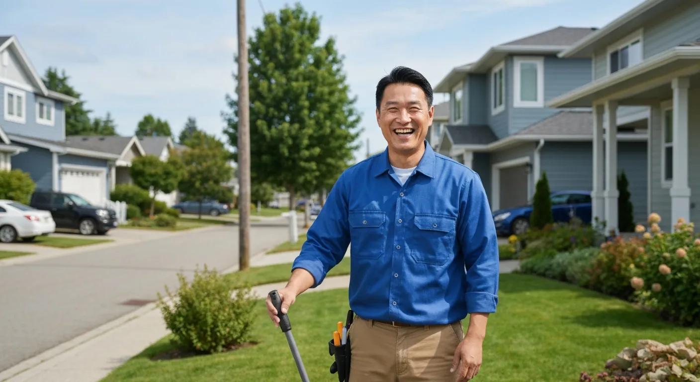 Anchorage handyman at work on a home repair