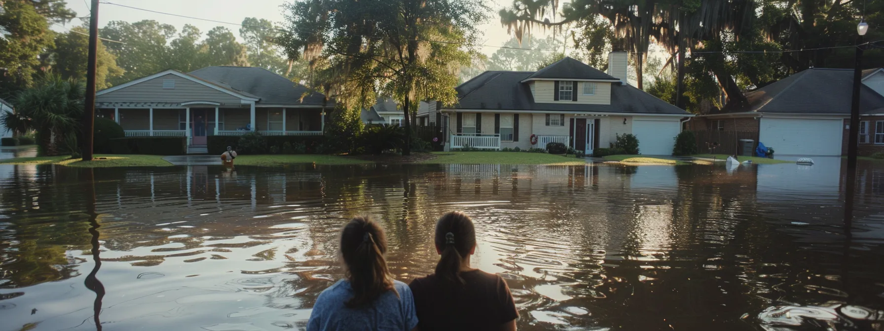 homeowners in savannah comparing flood insurance options to protect their homes from severe weather and potential flood risks.