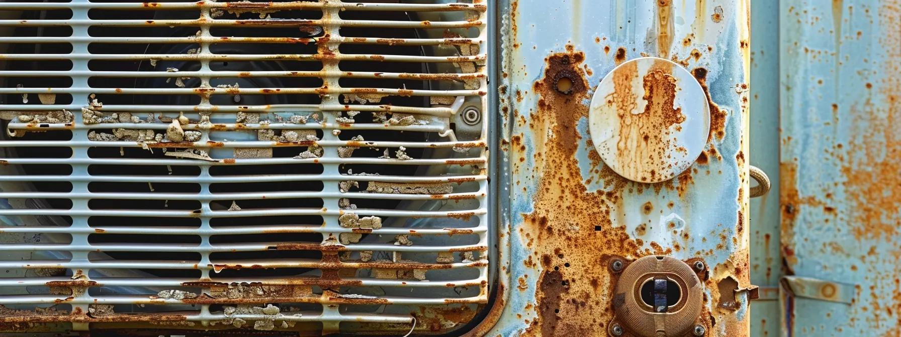 Corroded or Damaged AC Evaporator Coils