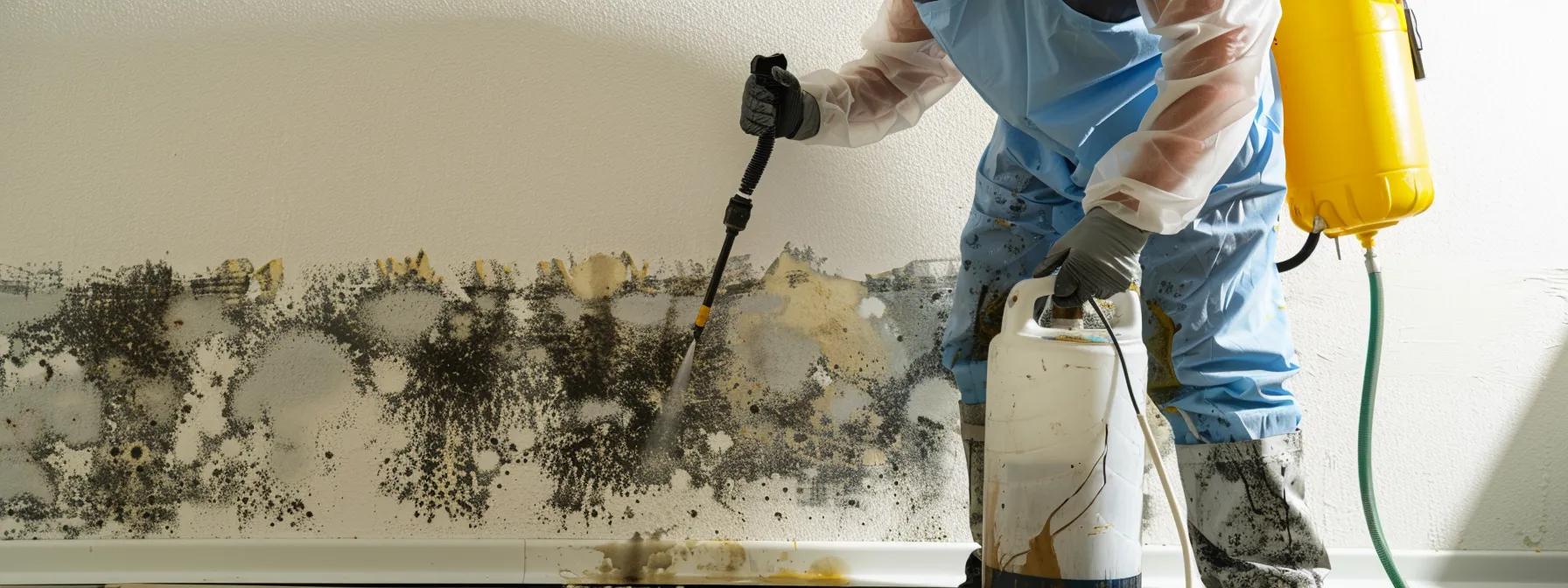 Professional Mold Remediation Process With Machine Professional Mold Remediation Process With Machine