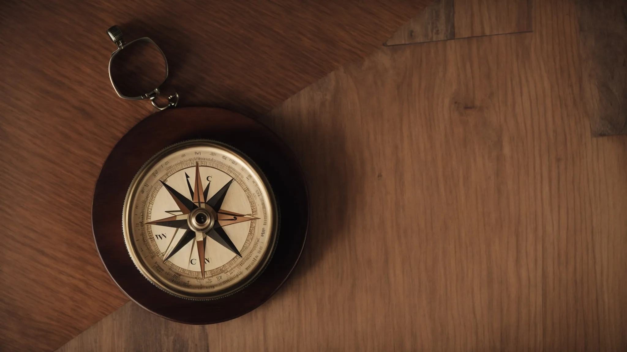 a compass and a map spread out on a wooden table, symbolizing navigation and strategy in financial planning.