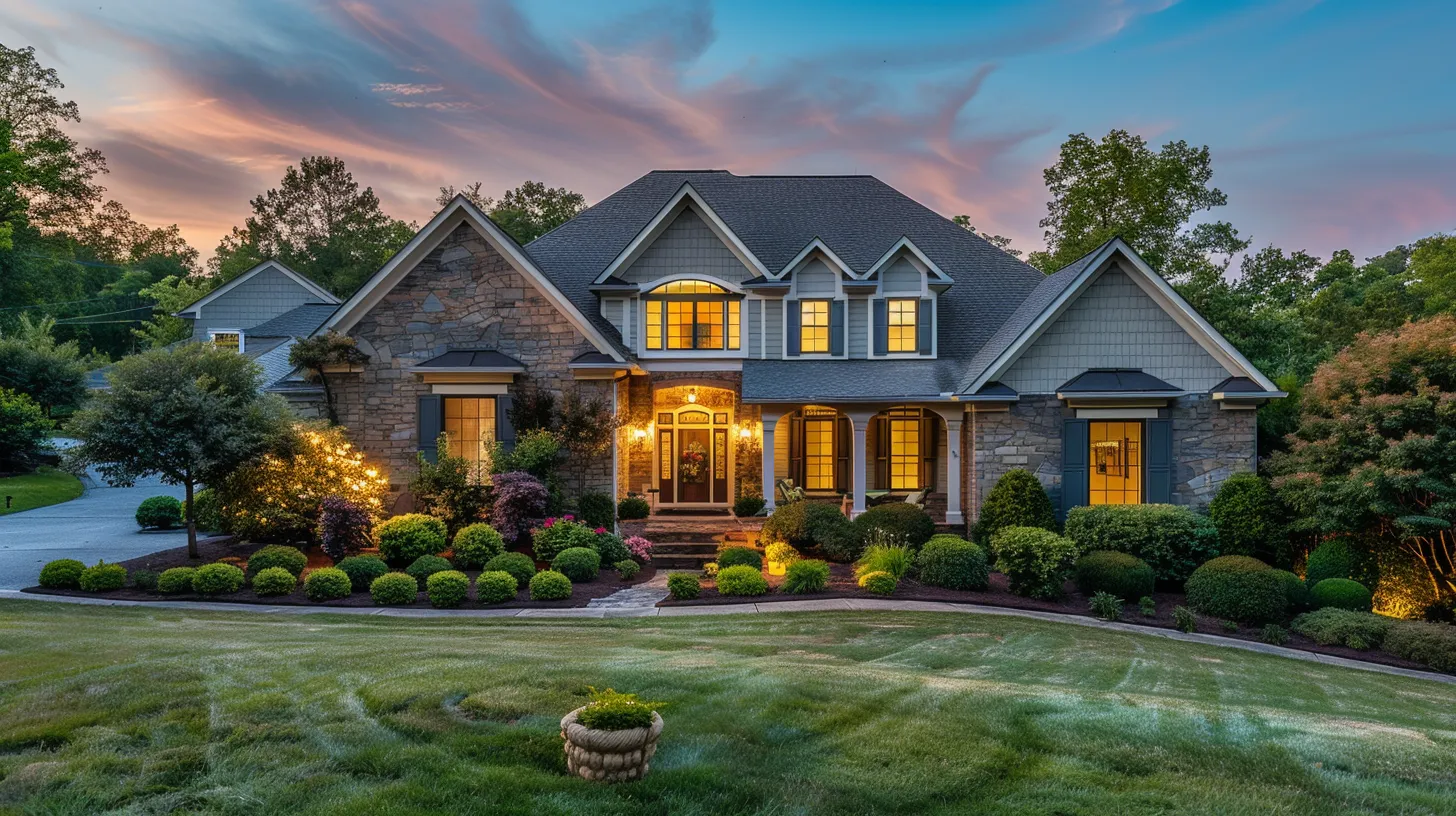 a beautifully designed modern home exterior in knoxville showcases freshly updated siding and a stylish entrance, illuminated by warm evening light, emphasizing the importance of thoughtful home renovation planning. a beautifully designed modern home exterior in knoxville showcases freshly updated siding and a stylish entrance, illuminated by warm evening light, emphasizing the importance of thoughtful home renovation planning.