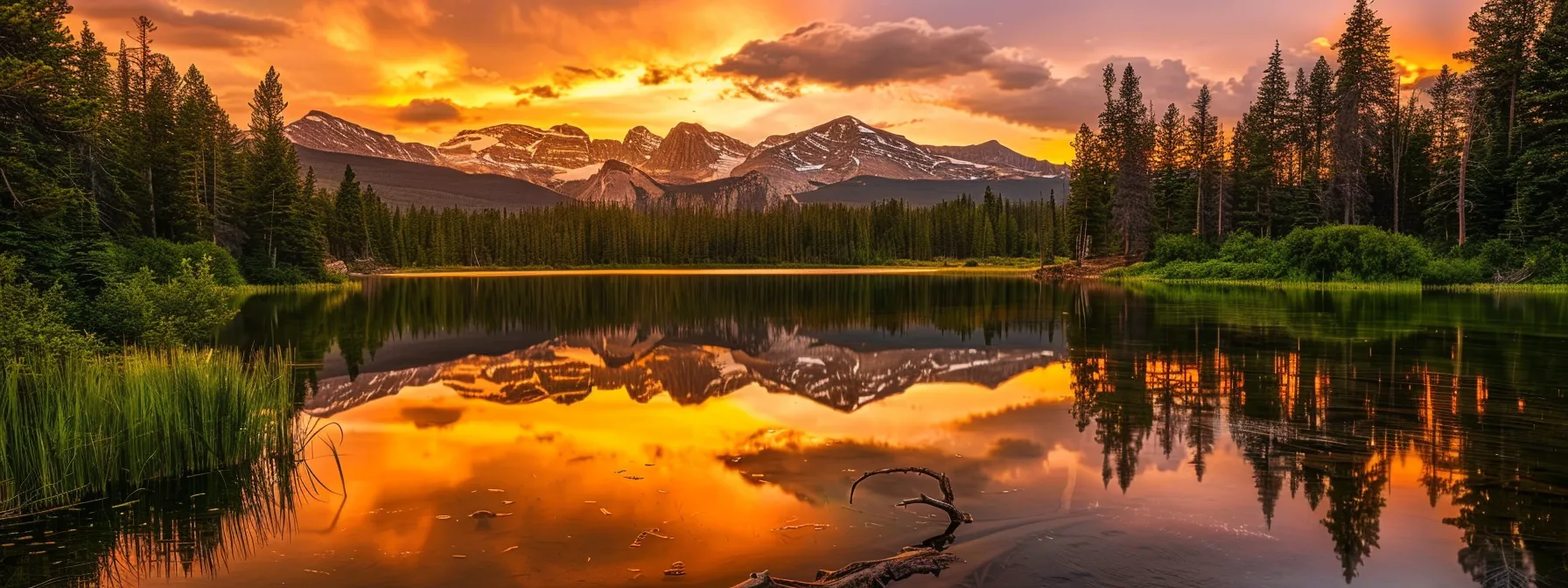 a breathtaking sunrise casts a golden glow over a tranquil lake, with vibrant reflections shimmering on the glassy surface and lush mountains framing the serene landscape. a breathtaking sunrise casts a golden glow over a tranquil lake, with vibrant reflections shimmering on the glassy surface and lush mountains framing the serene landscape.