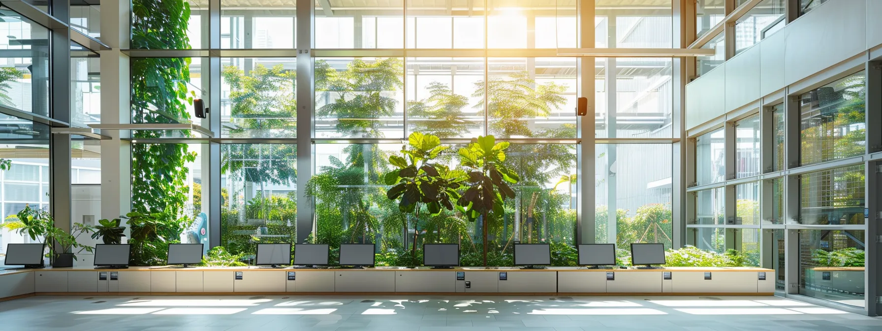 a bright, well-ventilated commercial space features open windows allowing fresh air to flow, highlighting sleek air quality monitors and vibrant greenery, symbolizing effective preventative measures post-mold removal. a bright, well-ventilated commercial space features open windows allowing fresh air to flow, highlighting sleek air quality monitors and vibrant greenery, symbolizing effective preventative measures post-mold removal.