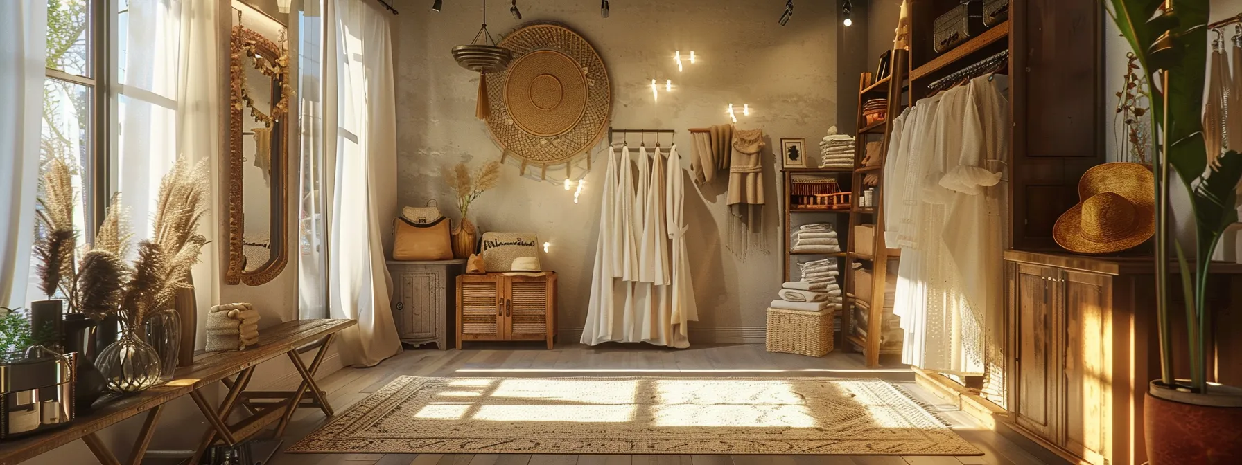 a chic bridal shop interior in salt lake county showcases a stunning array of modern and vintage wedding gowns elegantly displayed on stylish racks, bathed in soft, warm light to highlight their intricate details and inviting atmosphere. a chic bridal shop interior in salt lake county showcases a stunning array of modern and vintage wedding gowns elegantly displayed on stylish racks, bathed in soft, warm light to highlight their intricate details and inviting atmosphere.