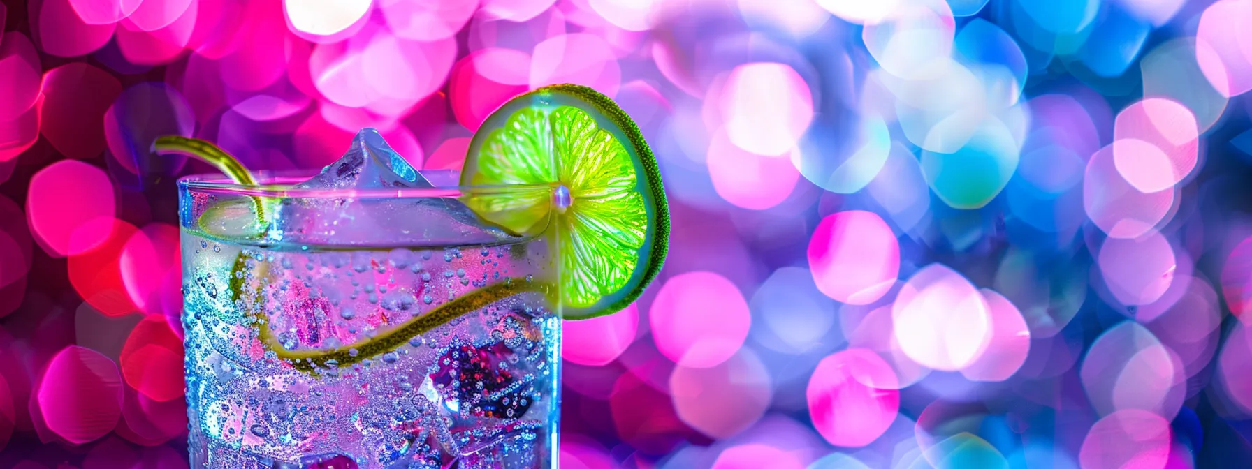 a chilled, effervescent thc-infused seltzer in a clear glass, adorned with a fresh lime twist, is set against a vibrant, cosmic-inspired backdrop that exudes a playful and bold atmosphere, perfect for a relaxing evening gathering. a chilled, effervescent thc-infused seltzer in a clear glass, adorned with a fresh lime twist, is set against a vibrant, cosmic-inspired backdrop that exudes a playful and bold atmosphere, perfect for a relaxing evening gathering.
