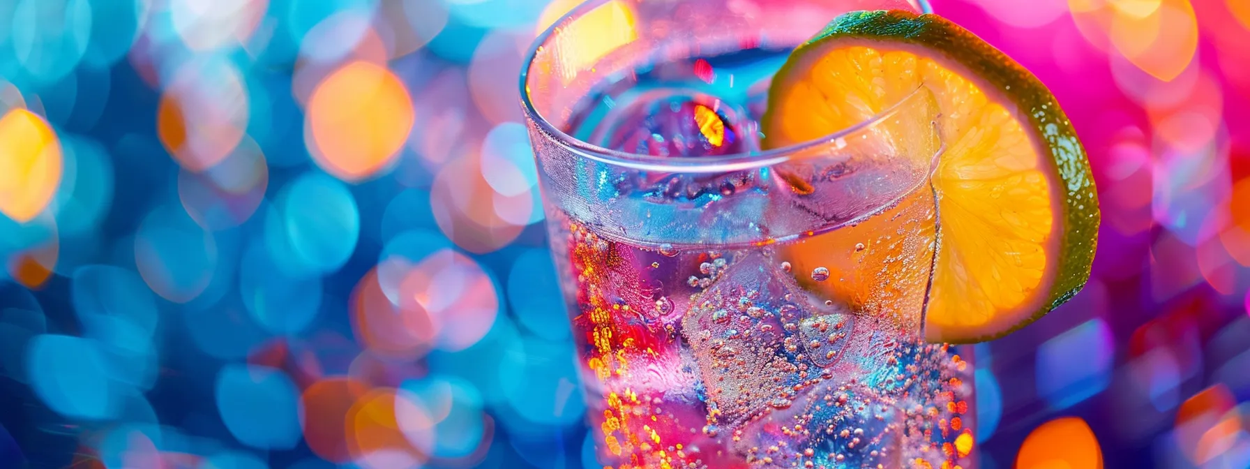 a chilled glass of thc-infused seltzer, bubbling with effervescence and garnished with a vibrant twist of lime, rests against a colorful, dreamy backdrop that exudes a cosmic and retro-futuristic ambiance, perfectly capturing the playful and bold spirit of a social evening. a chilled glass of thc-infused seltzer, bubbling with effervescence and garnished with a vibrant twist of lime, rests against a colorful, dreamy backdrop that exudes a cosmic and retro-futuristic ambiance, perfectly capturing the playful and bold spirit of a social evening.