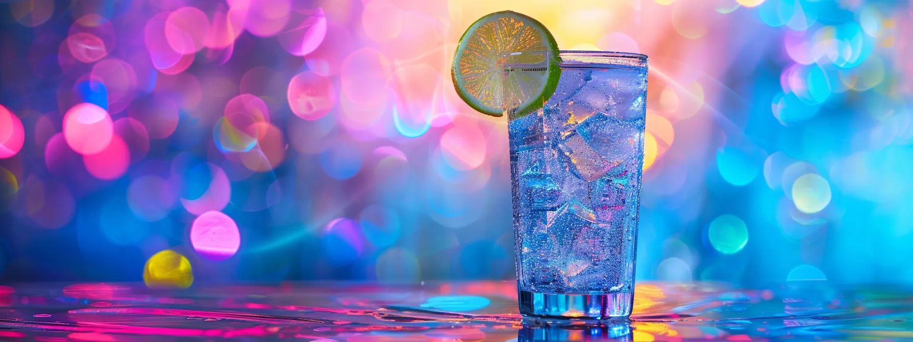 a chilled, sparkling thc-infused seltzer, adorned with a fresh lime twist, gleams vibrantly within a clear glass against a colorful, cosmic-inspired backdrop, exuding a playful and modern atmosphere perfect for a social gathering. a chilled, sparkling thc-infused seltzer, adorned with a fresh lime twist, gleams vibrantly within a clear glass against a colorful, cosmic-inspired backdrop, exuding a playful and modern atmosphere perfect for a social gathering.