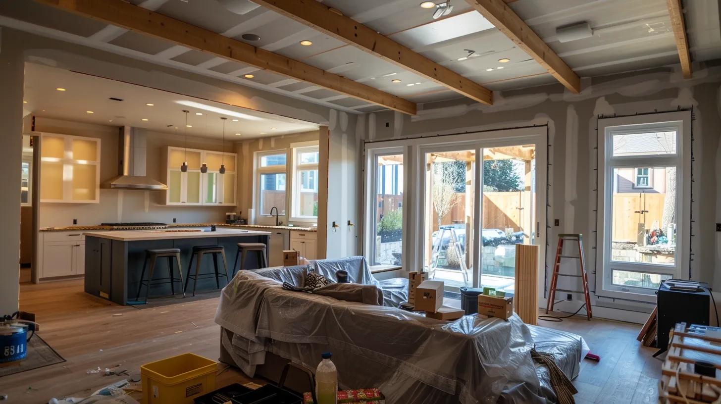 a cozy, modern home interior showcases expertly installed insulation within sleek walls and ceilings, bathed in warm, natural light, symbolizing energy efficiency and comfort in every corner. a cozy, modern home interior showcases expertly installed insulation within sleek walls and ceilings, bathed in warm, natural light, symbolizing energy efficiency and comfort in every corner.