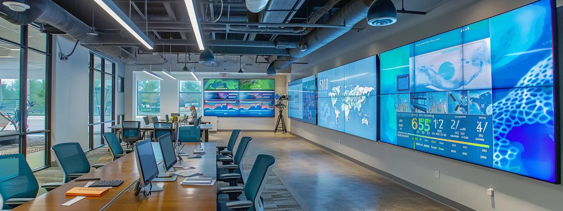 Image depicting a team collaborating on a connected TV campaign strategy for brands in the US.