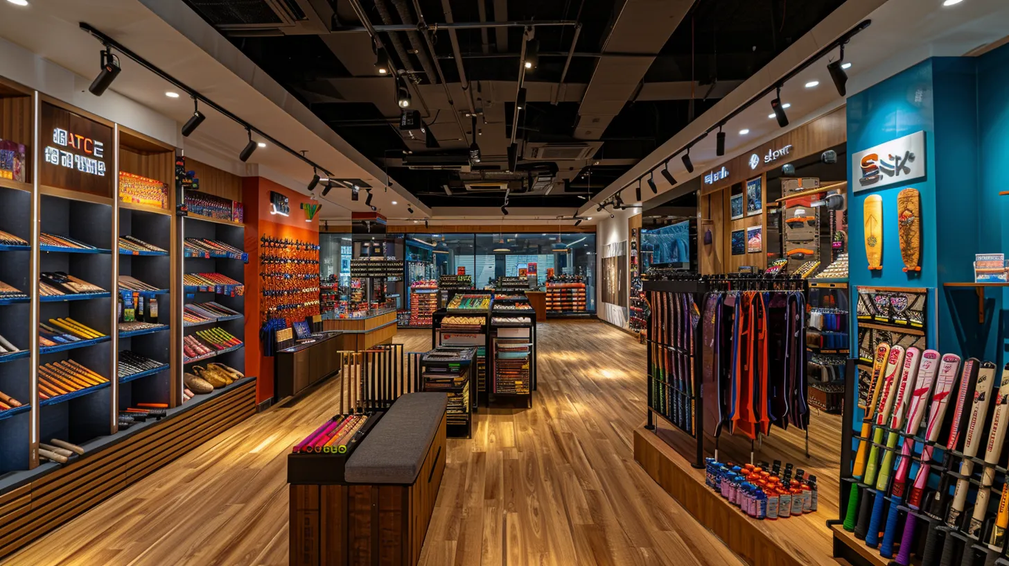 a dynamic cricket store interior, showcasing a vibrant display of reasonably priced gm cricket bats, with prominent signage highlighting sales and discounts, inviting players to explore budget-friendly options in a modern retail environment. a dynamic cricket store interior, showcasing a vibrant display of reasonably priced gm cricket bats, with prominent signage highlighting sales and discounts, inviting players to explore budget-friendly options in a modern retail environment.