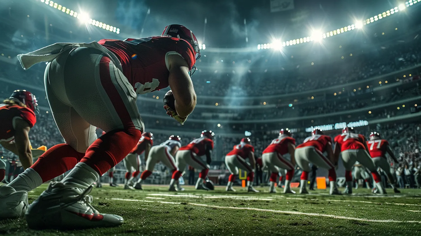 a dynamic football field scene captures a poised quarterback preparing to throw a pass, surrounded by agile defensive players, under dramatic stadium lights that highlight the anticipation of the 2025 nfl draft trends. a dynamic football field scene captures a poised quarterback preparing to throw a pass, surrounded by agile defensive players, under dramatic stadium lights that highlight the anticipation of the 2025 nfl draft trends.